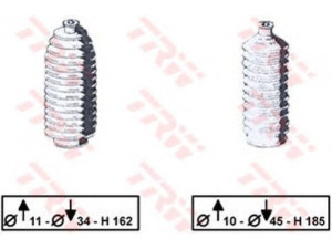 TRW JBE196 gofruotoji membrana, vairavimas 
 Vairavimas -> Gofruotoji membrana/sandarinimai
34001732, 34782322