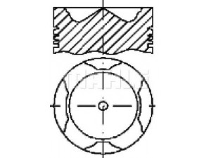 MAHLE ORIGINAL S21150 stūmoklis