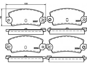 HELLA PAGID 8DB 355 007-131 stabdžių trinkelių rinkinys, diskinis stabdys 
 Techninės priežiūros dalys -> Papildomas remontas
7701201321, 7701201684, 7701201781