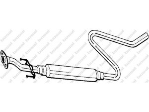 BOSAL 283-141 vidurinis duslintuvas 
 Išmetimo sistema -> Duslintuvas
17420-16230, 17420-16231, 17420-16460