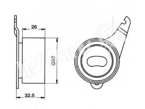 IPS Parts ITB-6345 įtempiklis, paskirstymo diržas
F805-12-700A, F806-12-700
