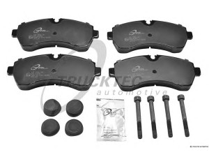 TRUCKTEC AUTOMOTIVE 02.35.201 stabdžių trinkelių rinkinys, diskinis stabdys
68006734AA, 004 420 6820, 004 420 8220