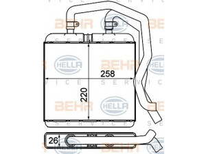 HELLA 8FH 351 000-601 šilumokaitis, salono šildymas 
 Šildymas / vėdinimas -> Šilumokaitis
5003 88092