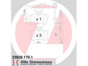 ZIMMERMANN 23829.170.1 stabdžių trinkelių rinkinys, diskinis stabdys 
 Techninės priežiūros dalys -> Papildomas remontas
6Q0 698 451, 6Q0 698 451 B