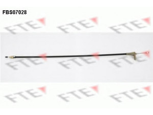 FTE FBS07028 trosas, stovėjimo stabdys 
 Stabdžių sistema -> Valdymo svirtys/trosai
203 420 02 85
