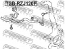 FEBEST TSB-RZJ120F skersinio stabilizatoriaus įvorių komplektas 
 Ašies montavimas/vairavimo mechanizmas/ratai -> Stabilizatorius/fiksatoriai -> Sklendės
48815-60350