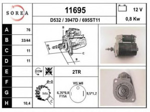 EAI 11695 starteris
ADU9356, ADU9357