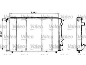 VALEO 730184 radiatorius, variklio aušinimas 
 Aušinimo sistema -> Radiatorius/alyvos aušintuvas -> Radiatorius/dalys
6025101338