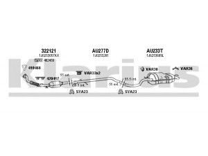KLARIUS 940645U išmetimo sistema