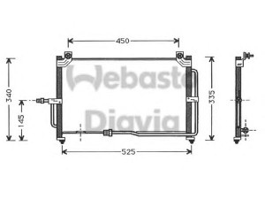 WEBASTO 82D0225254A kondensatorius, oro kondicionierius 
 Oro kondicionavimas -> Kondensatorius
96314763