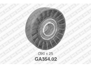 SNR GA354.02 kreipiantysis skriemulys, V formos rumbuotas diržas 
 Diržinė pavara -> V formos rumbuotas diržas/komplektas -> Laisvasis/kreipiamasis skriemulys
078903341J