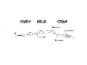 VENEPORTE 800564 išmetimo sistema