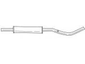 AKS DASIS SG10433 vidurinis duslintuvas