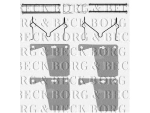 BORG & BECK BBK1064 priedų komplektas, diskinių stabdžių trinkelės 
 Stabdžių sistema -> Diskinis stabdys -> Stabdžių dalys/priedai