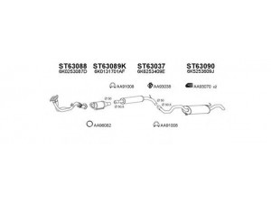VENEPORTE 630022 išmetimo sistema 
 Išmetimo sistema -> Išmetimo sistema, visa