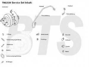 BTS Turbo T981539 kompresorius, įkrovimo sistema 
 Išmetimo sistema -> Turbokompresorius