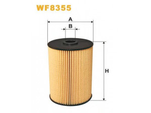 WIX FILTERS WF8355 kuro filtras 
 Techninės priežiūros dalys -> Papildomas remontas
1K0127177B, 1K0127434B