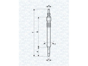 MAGNETI MARELLI 062900057304 kaitinimo žvakė 
 Kibirkšties / kaitinamasis uždegimas -> Kaitinimo kaištis
46 072 007 F, 05066840 AA, 0 506 6840 AA