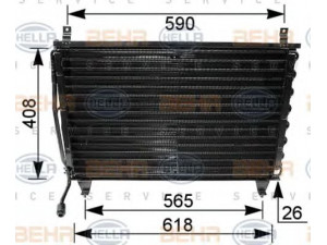 HELLA 8FC 351 035-781 kondensatorius, oro kondicionierius 
 Oro kondicionavimas -> Kondensatorius
126 830 24 70, 126 830 26 70, A 126 830 24 70