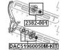 FEBEST DAC51960050M-KIT rato guolio komplektas
955.341.90100, 7L0498287, RLB000011