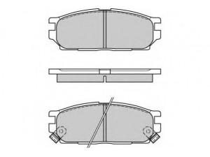 E.T.F. 12-0588 stabdžių trinkelių rinkinys, diskinis stabdys
MB699577, MB895096