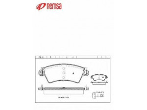 METZGER 0726.10 stabdžių trinkelių rinkinys, diskinis stabdys 
 Techninės priežiūros dalys -> Papildomas remontas
4252.29