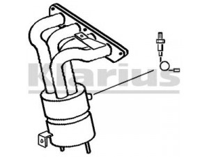 KLARIUS 321830 katalizatoriaus keitiklis 
 Išmetimo sistema -> Katalizatoriaus keitiklis
WCJ101440, WCJ106490, WCJ101440