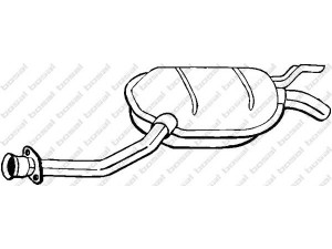 BOSAL 175-123 vidurinis duslintuvas 
 Išmetimo sistema -> Duslintuvas
201 490 02 15, 201 490 06 01, 201 490 17 15