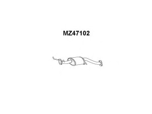 VENEPORTE MZ47102 priekinis duslintuvas 
 Išmetimo sistema -> Duslintuvas
F27840300, FEE840300J