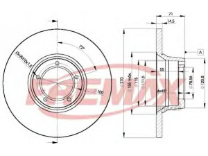 FREMAX BD-6056 stabdžių diskas 
 Stabdžių sistema -> Diskinis stabdys -> Stabdžių diskas
1539549, 5022674, 5022677, 6041696