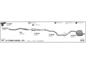 IMASAF 502000140 išmetimo sistema 
 Išmetimo sistema -> Išmetimo sistema, visa