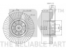 NK 204780 stabdžių diskas 
 Dviratė transporto priemonės -> Stabdžių sistema -> Stabdžių diskai / priedai
441615301A, 441615301AA