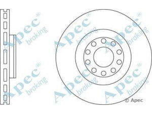 APEC braking DSK2631 stabdžių diskas 
 Stabdžių sistema -> Diskinis stabdys -> Stabdžių diskas
4B3615301