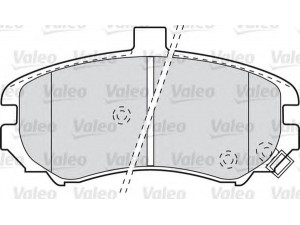 VALEO 598739 stabdžių trinkelių rinkinys, diskinis stabdys 
 Techninės priežiūros dalys -> Papildomas remontas
58101-2DA50, 581012DA50