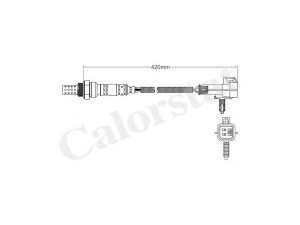 CALORSTAT by Vernet LS140688 lambda jutiklis
12606671, 12609456, 8-12590749-0