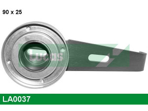 LUCAS ENGINE DRIVE LA0037 įtempiklio skriemulys, V formos rumbuotas diržas 
 Diržinė pavara -> V formos rumbuotas diržas/komplektas -> Įtempiklio skriemulys