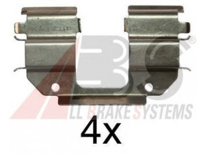 A.B.S. 1285Q priedų komplektas, diskinių stabdžių trinkelės 
 Stabdžių sistema -> Diskinis stabdys -> Stabdžių dalys/priedai
96128500