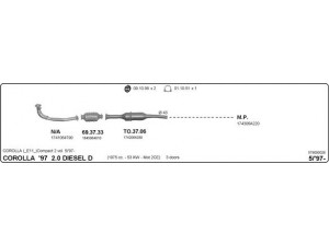 IMASAF 579000026 išmetimo sistema 
 Išmetimo sistema -> Išmetimo sistema, visa