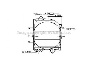 AVA QUALITY COOLING RE2092 radiatorius, variklio aušinimas
7700055180