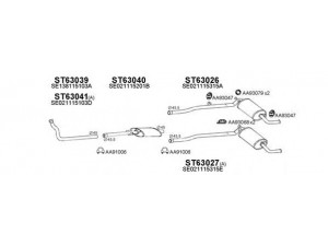 VENEPORTE 630063 išmetimo sistema 
 Išmetimo sistema -> Išmetimo sistema, visa