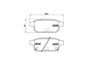 BREMBO P 79 029 stabdžių trinkelių rinkinys, diskinis stabdys 
 Techninės priežiūros dalys -> Papildomas remontas
5580068L00, 5580068L00000, 5580068L10