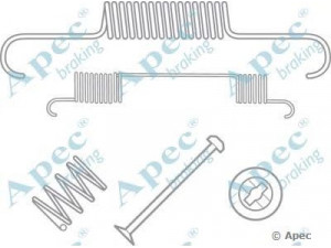 APEC braking KIT2047 priedų komplektas, stabdžių trinkelės 
 Stabdžių sistema -> Būgninis stabdys -> Dalys/priedai