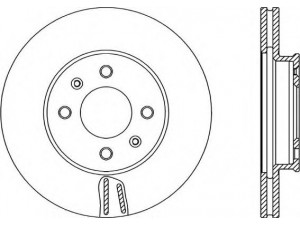 OPEN PARTS BDA2350.20 stabdžių diskas 
 Stabdžių sistema -> Diskinis stabdys -> Stabdžių diskas
517121G000, S517121G000, 517120U000