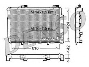 DENSO DRM17073 radiatorius, variklio aušinimas 
 Aušinimo sistema -> Radiatorius/alyvos aušintuvas -> Radiatorius/dalys
2025003103, 2025003203
