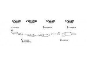 VENEPORTE 770122 išmetimo sistema 
 Išmetimo sistema -> Išmetimo sistema, visa