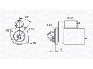MAGNETI MARELLI 063280062010 starteris 
 Elektros įranga -> Starterio sistema -> Starteris
51890633, S114-949A