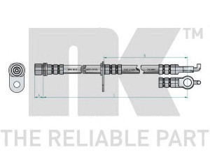 NK 8545127 stabdžių žarnelė 
 Stabdžių sistema -> Stabdžių žarnelės
9094702C31, 9094702D76