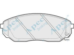 APEC braking PAD1343 stabdžių trinkelių rinkinys, diskinis stabdys 
 Techninės priežiūros dalys -> Papildomas remontas
3EE0058101, 3EE0058101, 3EE0058101