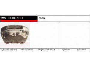 DELCO REMY DC80700 stabdžių apkaba 
 Dviratė transporto priemonės -> Stabdžių sistema -> Stabdžių apkaba / priedai
34111150269