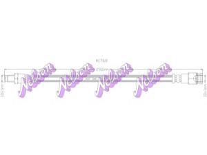 Brovex-Nelson H1768 stabdžių žarnelė 
 Stabdžių sistema -> Stabdžių žarnelės
7700676971, 7700681968, 7701349127